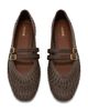 Reiss Reiss Women's Elizabeth Woven Leather Ballerina Flats - 3