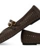 Reiss Reiss Women's Elizabeth Woven Leather Ballerina Flats - 5