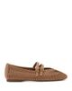 Reiss Reiss Women's Jute Leather Ballet Flats - 1