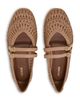 Reiss Reiss Women's Jute Leather Ballet Flats - 3