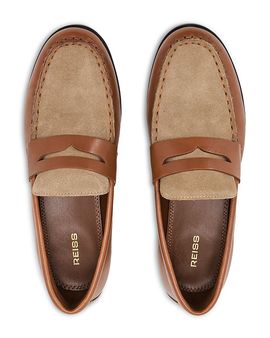 Reiss Reiss Women's Kallie Leather & Suede Penny Loafers