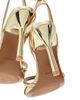 Reiss Reiss Women's Metallic Leather Stiletto Sandals - 4