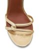 Reiss Reiss Women's Metallic Leather Stiletto Sandals - 5
