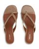 Reiss Reiss Women's Mia Kitten Heel Thong Sandals - 1