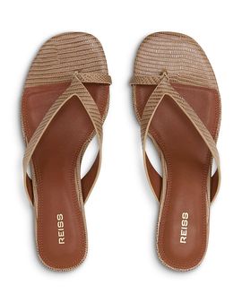 Reiss Reiss Women's Mia Kitten Heel Thong Sandals