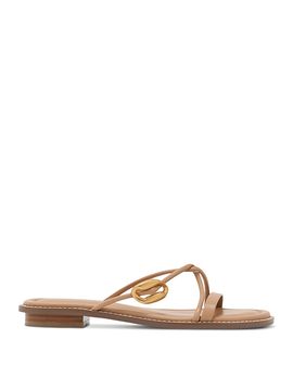 Reiss Reiss Women's Raina Flat Leather Sandals