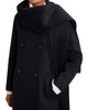 Reiss Reiss Wool Blend Long Scarf Blindseam Coat - 5