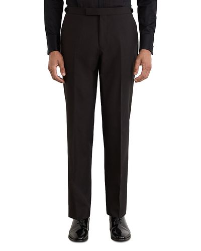 Reiss Reiss Wool Classic Fit Tuxedo Suit Trousers