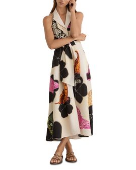 Reiss Reiss x Nybg SS26 Azalea Printed Dress