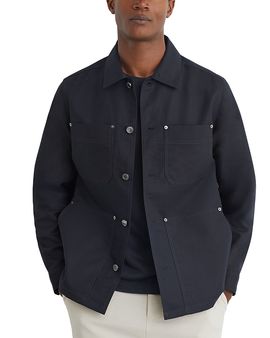 Reiss Reiss Yorker Twill Four Pocket Overshirt