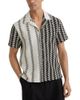 Reiss Reiss Zig Zag Crochet Shirt - 1