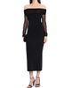 Reiss Women's Angelica Off-the-Shoulder Body-Con Midi-Dress - 3