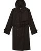 Reiss Women's Azura Hooded Trench Coat - 1