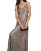 Reiss Women's Faye Sequined V-Neck Gown - 4
