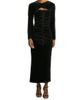 Reiss Women's Sia Velvet Ruched Midi-Dress - 2
