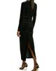 Reiss Women's Sia Velvet Ruched Midi-Dress - 3