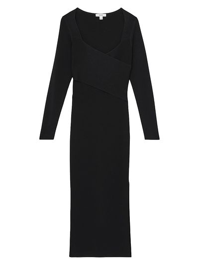 Reiss Women's Sophia Knitted Wrap Maxi Dress