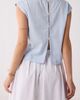 Reistor Reistor Button-Back Crew Neck Top - 2