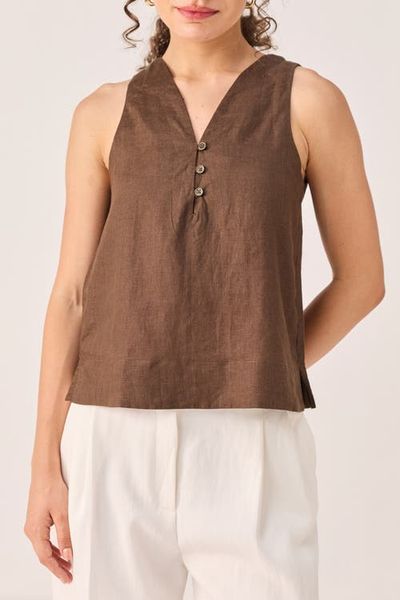 Reistor Reistor Button Neck Top