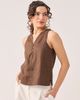 Reistor Reistor Button Neck Top - 3