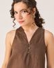 Reistor Reistor Button Neck Top - 4
