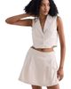 Reistor Reistor Cropped Cotton Tweed Vest Set - 4