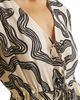 Reistor Reistor Deep V-neck Gathered Dress - 4