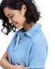 Reistor Reistor Drawstring Denim Shirt Dress with Front Buttons - 4