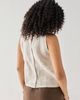 Reistor Reistor Embroidered Button Back Top - 2