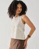 Reistor Reistor Embroidered Button Back Top - 4