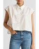 Reistor Reistor Embroidered Panel Crop Top - 1