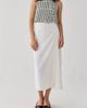 Reistor Reistor Fitted Overlap Midi Skirt - 1