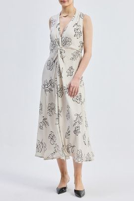 Reistor Reistor Front Twist Maxi Dress