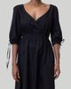 Reistor Reistor Gathered Elbow Sleeve Short Dress - 4