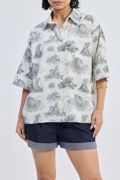 Reistor Reistor Oversized High-Low Shirt