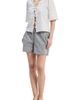 Reistor Reistor Relaxed Fit Top With Ruffles and Front-Ties - 1