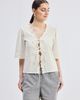 Reistor Reistor Relaxed Fit Top With Ruffles and Front-Ties - 3