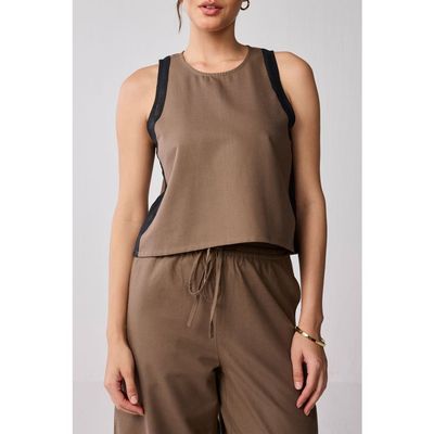 Reistor Reistor Sleeveless Colorblock Top
