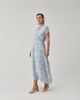 Reistor Reistor Soft Floral Wrap Midi Dress - 3