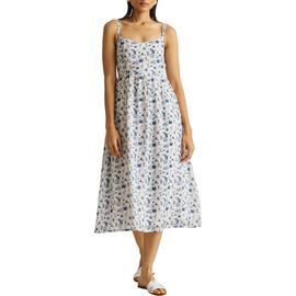 Reistor Reistor Strappy Gathered Midi Dress