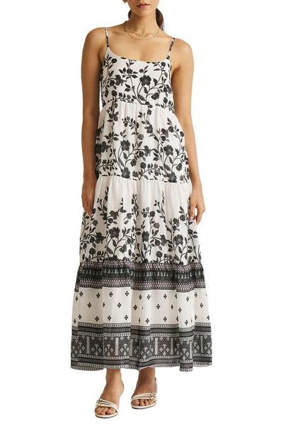 Reistor Reistor Strappy Tiered Maxi Dress