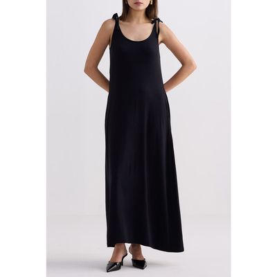 Reistor Reistor Tie-Detail Maxi Dress