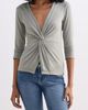 Reistor Reistor Twist Front Knit Shirt - 1