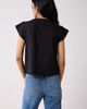 Reistor Reistor V-Neck Embroidered Top with Front Buttons - 2