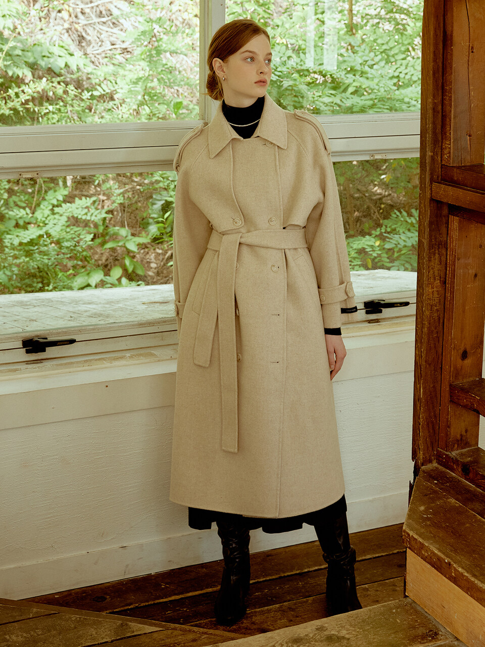 RE_L Fave Double Handmade Coat_Beige
