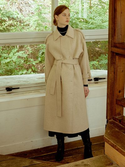 RE_L Fave Double Handmade Coat_Beige