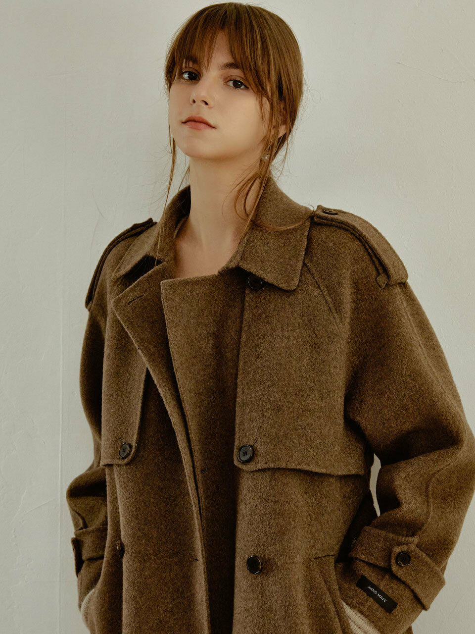 RE_L Fave Double Handmade Coat_Brown