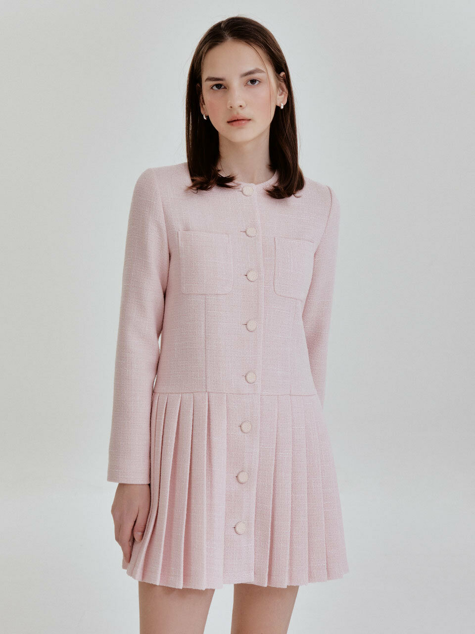 RE_L Lory Tweed Mini Dress