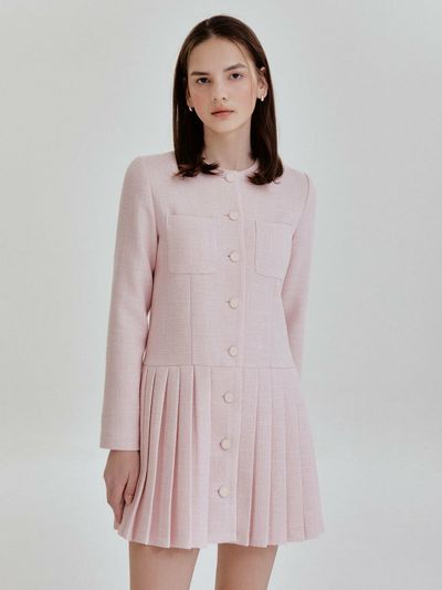 RE_L Lory Tweed Mini Dress