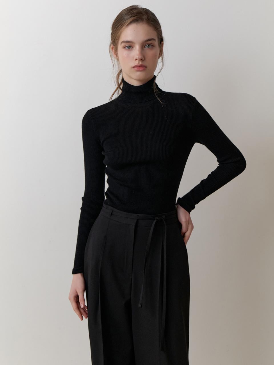 RE_L Moyna turtleneck knit (black)